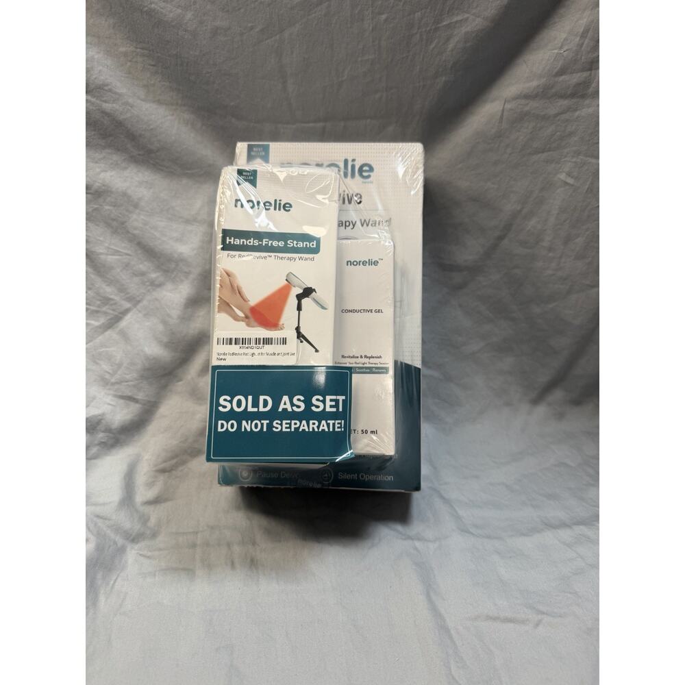 Norelie RedRevive Cold Laser Therapy Wand w/Stand & Conductive Gel Kit (NB)